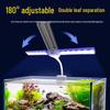 Super Bright Clip-on Full Spectrum LED Aquarium Light, Waterproof and Splashproof, Ideal for Mini Aquariums.