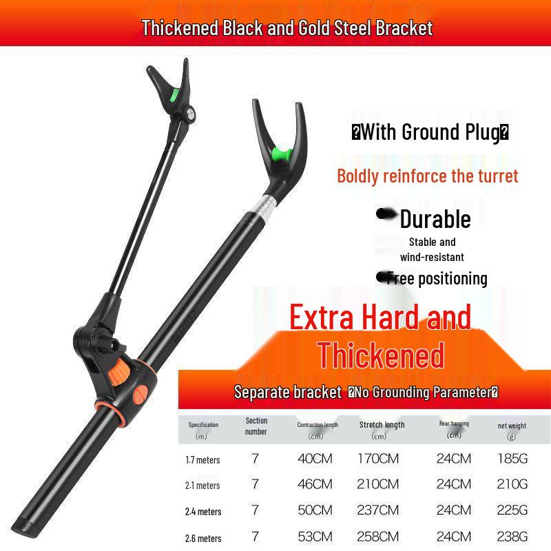 Ground Insert Table Fishing Rod Holder Stand