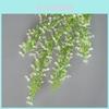 Plant Wall Decor With Faux Snow Fruit Vine For Office Indoor Interior Design