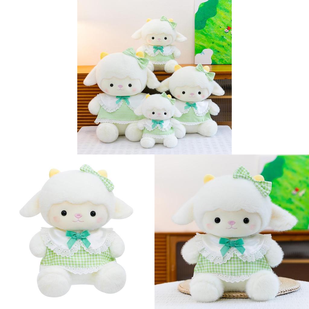 Cute Cartoon Farm Dreamland Plush Toy Lamb 30cm Pp Cotton Home Decor Gift