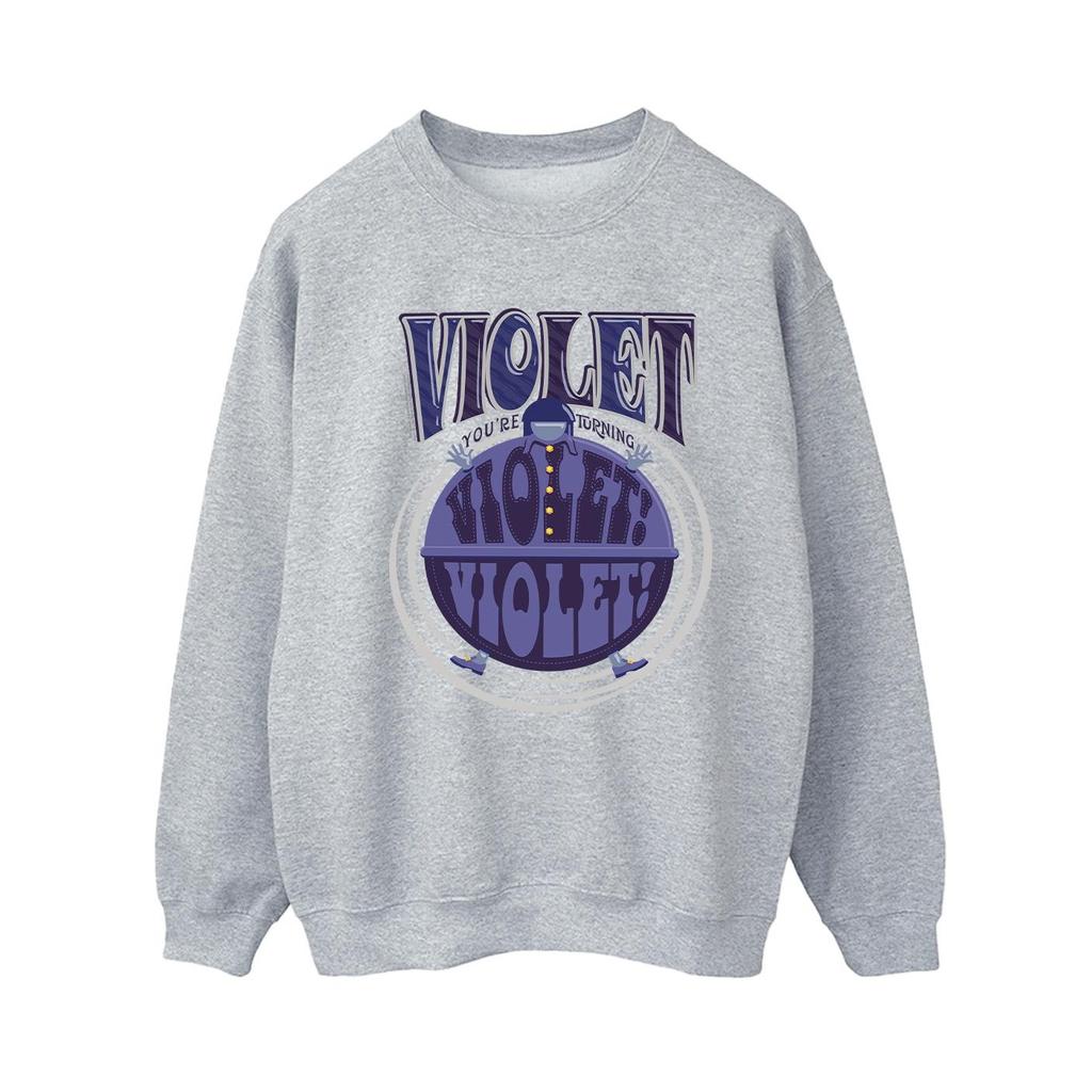Willy Wonka Damen/Damen Violett wird violett Sweatshirt