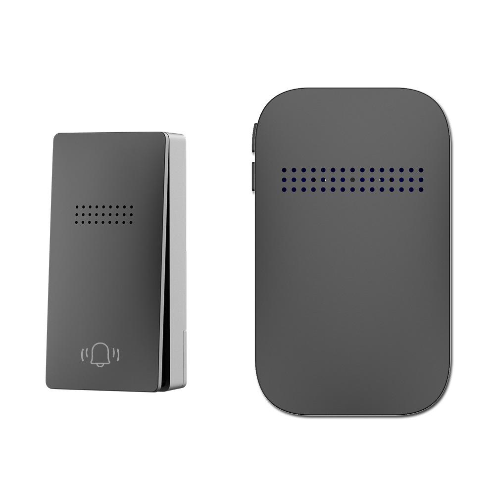 Self-Powered Waterproof Wireless Doorbell for Long-Distance Home Alerts 9.2*9.3*6.6CM
