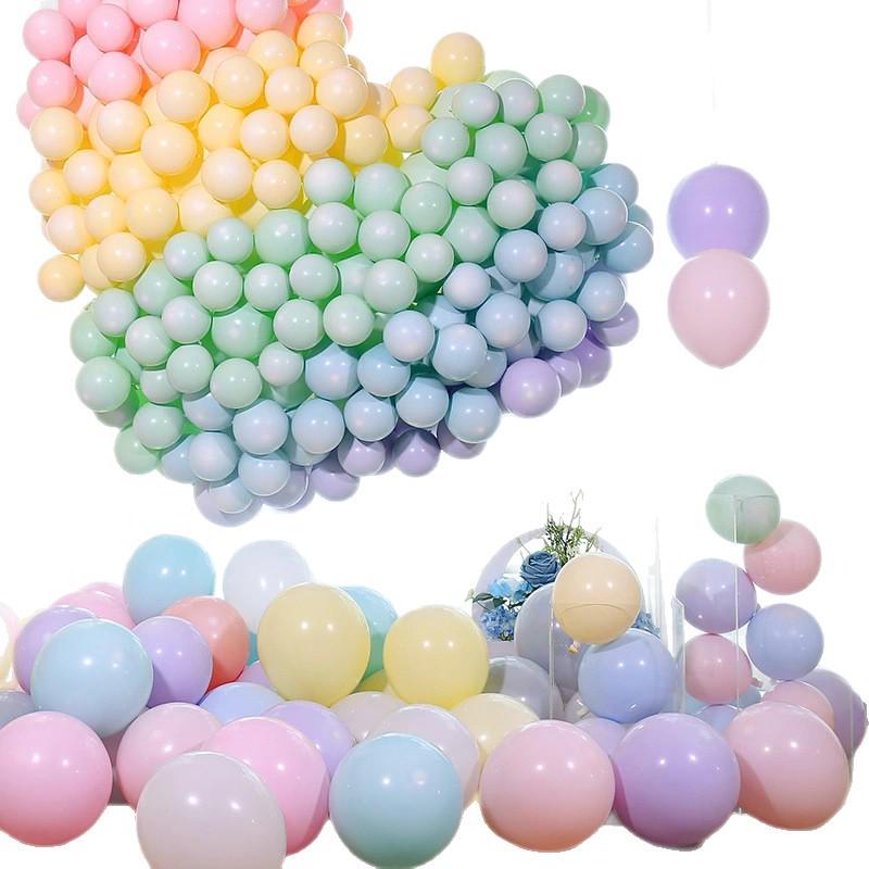 Colorful Macaron Balloons - 5" 10" 12" 18" for Birthday & Wedding Decorations