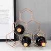 Anberotta Wine Rack Holder, Holds 6 Bottles of Wine or Champagne, Storage Case, Stand, Interior Decor, N-W54