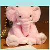 Elephant Plush Toy Stuffed Animal With Soft Pp Cotton Filling For Kids Nursery Decor