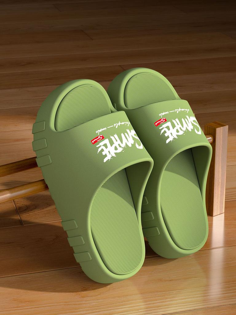 Slippers 2025 Indoor Bathroom Bath Non-slip Eva Cool Slippers Wear Flat Bottom Comfortable