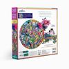 Puzzle 500 pièces - EEBOO - Eeboo Paradise Garden - Multicolore - 9 ans - Cartons recyclés