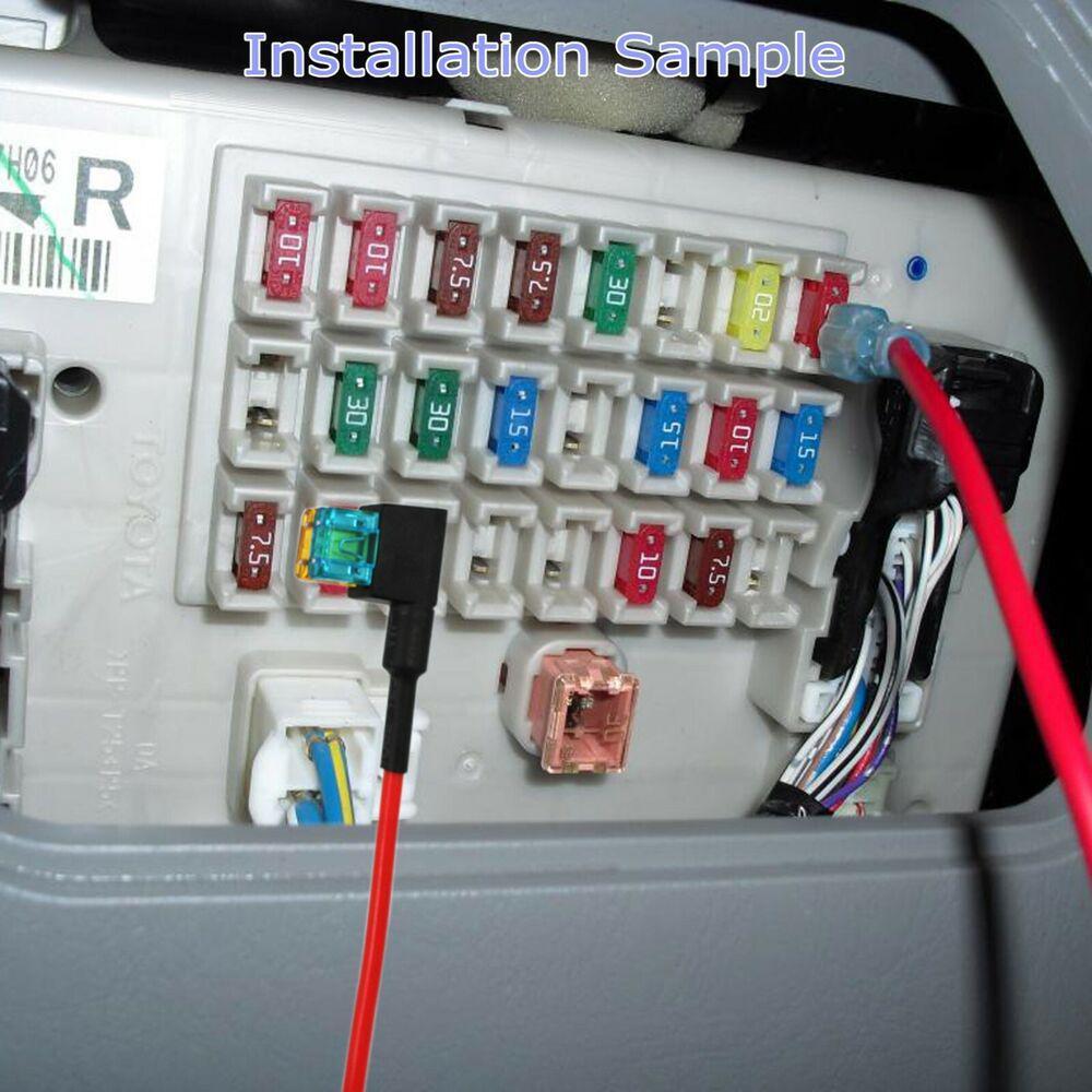 1 buc. KIT ADAPTATOR TAP 12V 20 Amp Car Add-a-circuit Mini ATM APM Siguranță cu lamă