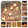 Led Battery Snowman Santa Claus Elk Fairy String Lights Outdoor Xmas Decor Tree