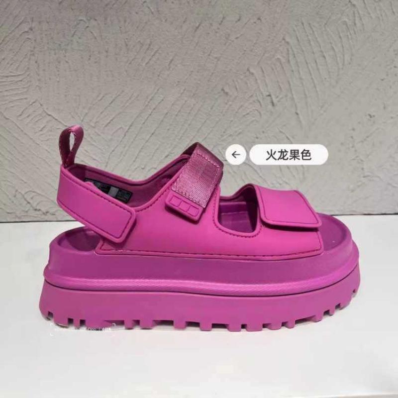 2025 spring and summer new Velcro muffin thick sole heightening comfortable versatile casual sports open-toed sandals women's outer wear