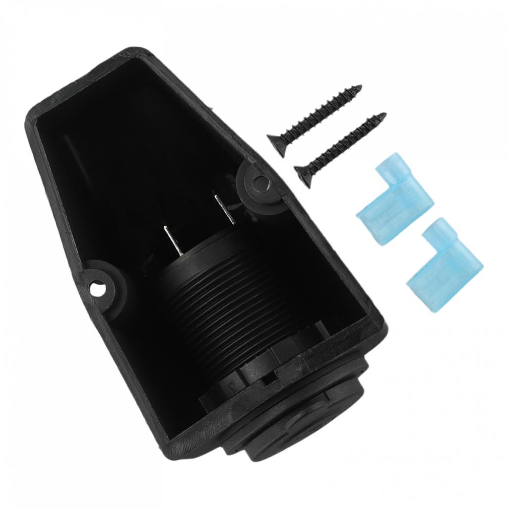 12V 24V Car Boat Power Socket Outlet Mount Accessories Compatible with Devices