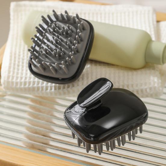 Kopfhautmassagegerät Shampoo-Bürste mit Griff, Haarwuchs Schuppenentfernung Kopfhautbürste, Kopfhaut-Peeling-Schrubber für die Dusche