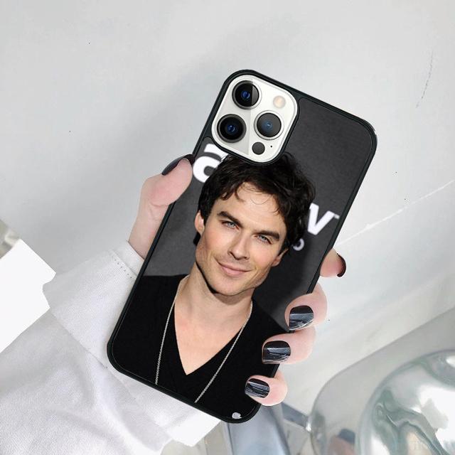 Custodia per Telefono Ian Somerhalder Vampire Diaries tvd Per iPhone 17 Air 11 12 13 15 16 14 Pro MAX Plus