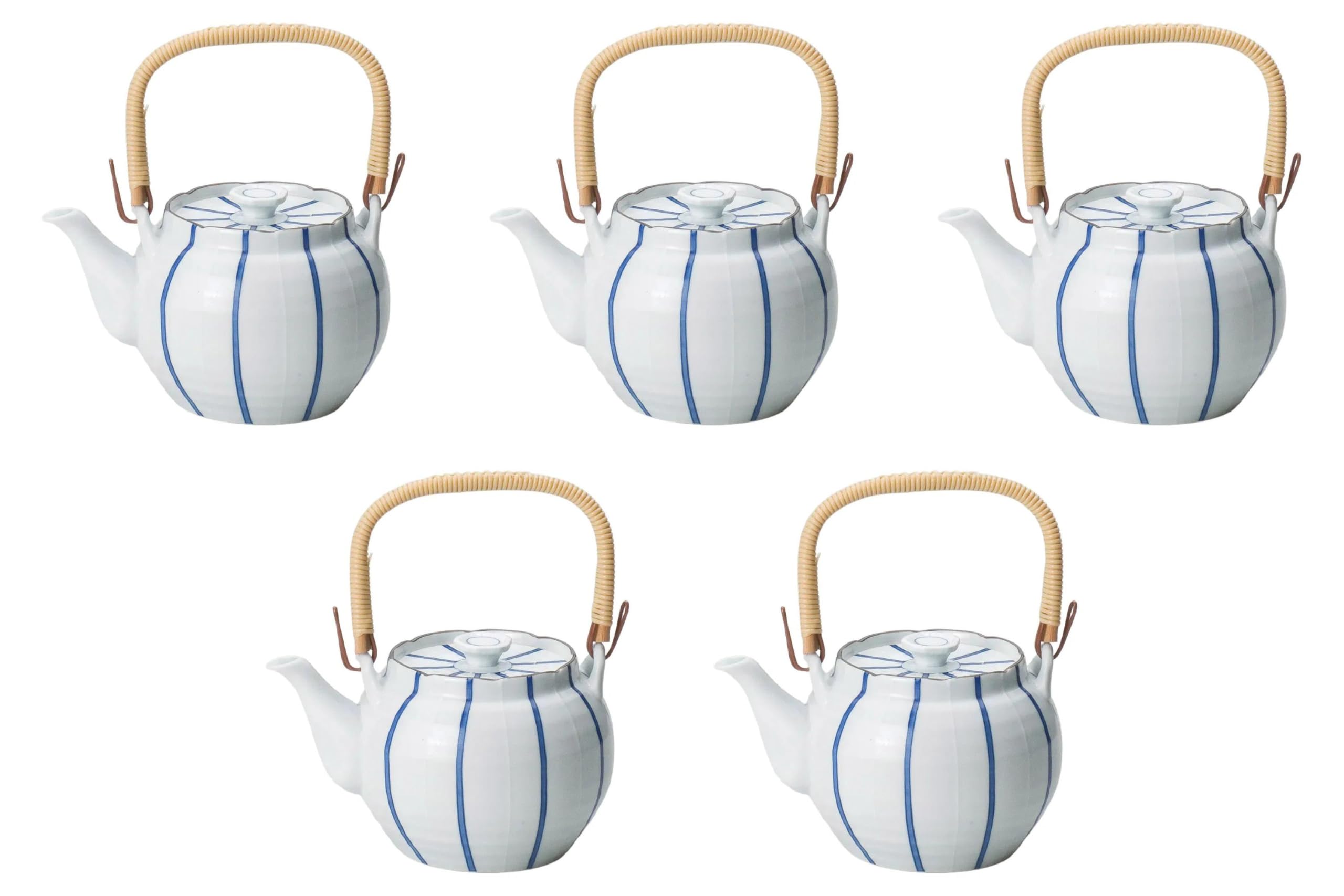 

Set of 5 Ichinen Tokusa 8 Earthenware Teapots x cm 1300 Earthenware Teapots Setomonohonpo No. [15 12.5 cc] Arita-yaki Arita-yaki