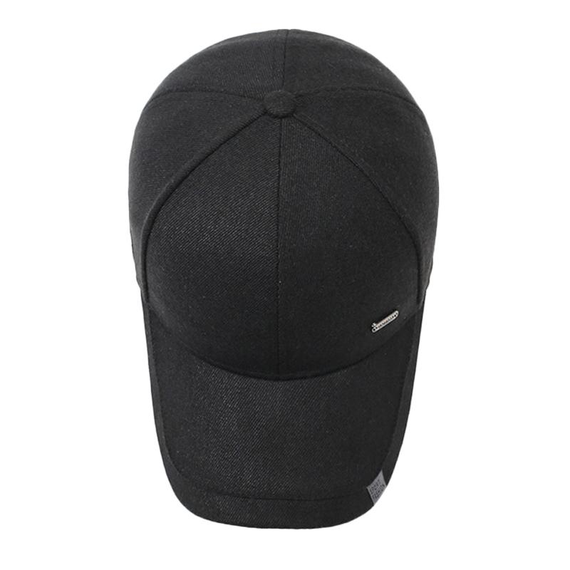 Winter Middle-Aged and Elderly Men's Cap Outdoor Thick Cap Velvet Warm Baseball Cap Ear Protection Cotton Cap