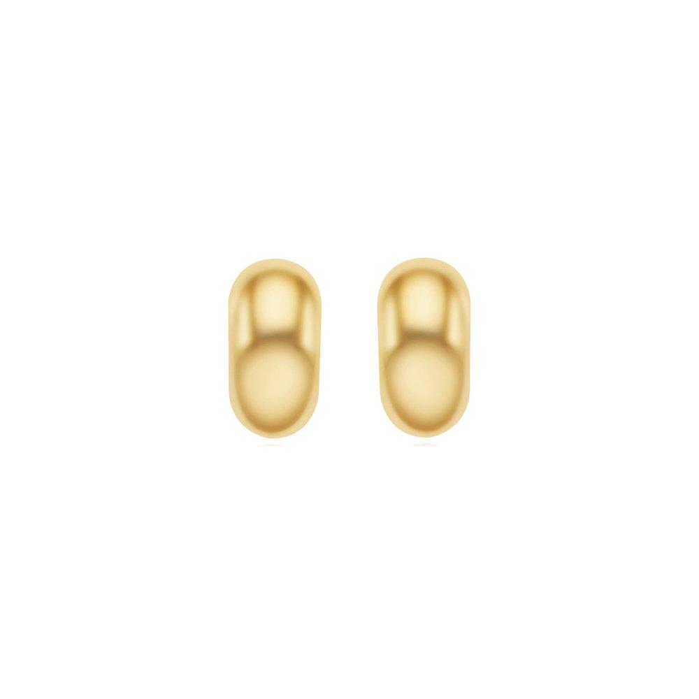 

[Stonehenge] Silver Semicircular Earrings Sc25A33J