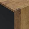 Sideboard with 4 Doors 60x33x75 Cm Solid Mango Wood