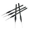 5Pcs 00000 Precision Fine Tip Paint Brush Set For Acrylic Models Mini Miniature Detail Nylon Hair Thin Extra Fine Paintbrushes