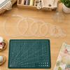 Ensemble de 6 Gabarits Patchwork Ronds | Gamme de Tailles Graduée, Kit Cercle Acrylique avec Métal