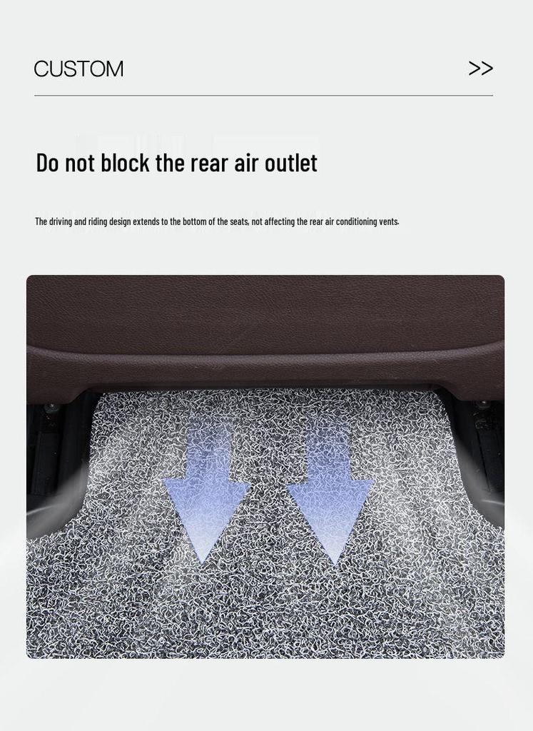Compatible Silk Loop Floor Mats for Wuling Hongguang S, S3, S5, S1, and Rongguang V 7-Seater Models