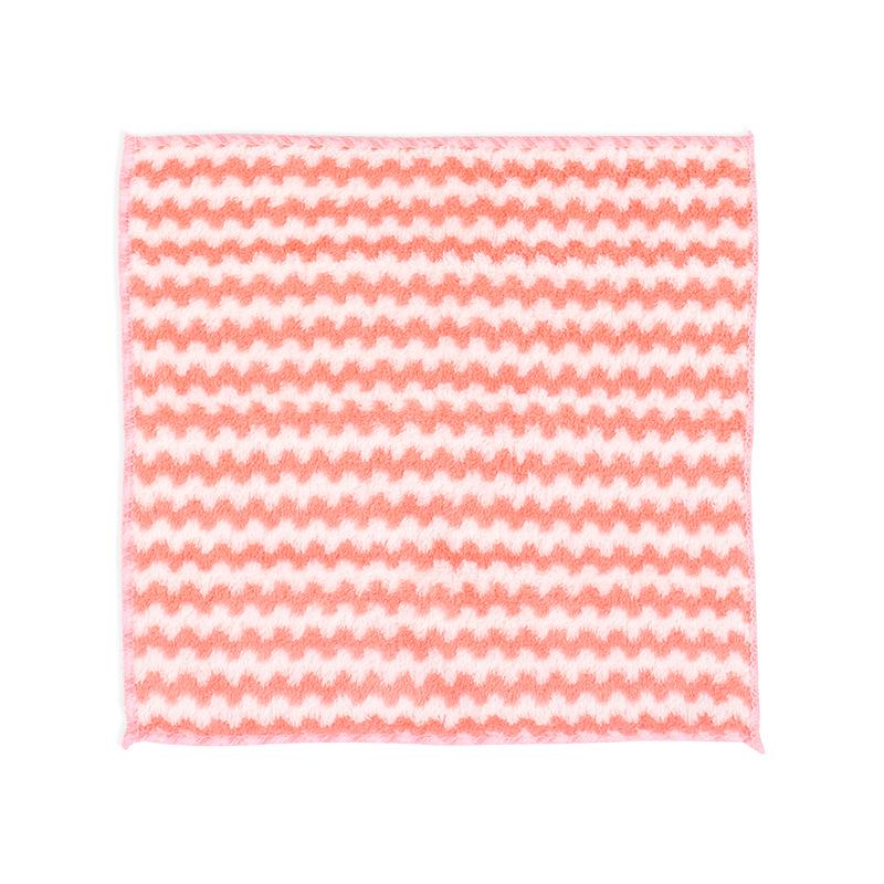 Lint-Free Coral Fleece Kitchen Rags: Absorbent White Dish and Cleaning Towels