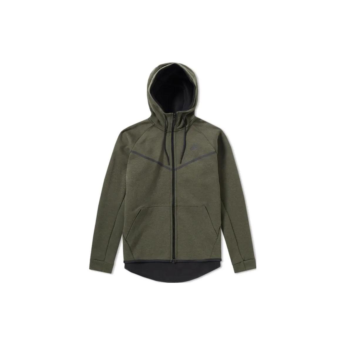Nike Sportswear Tech Fleece Windrunner Full-Zip Hoodie SEQUOIA Men s 805144-355 L