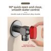 2 Angle Valve 4.1*4.3*8.7cm Large Flow Kitchens Bathrooms Large Flow Brass Ball Valve Full Open Hot Water Heater Control Valves