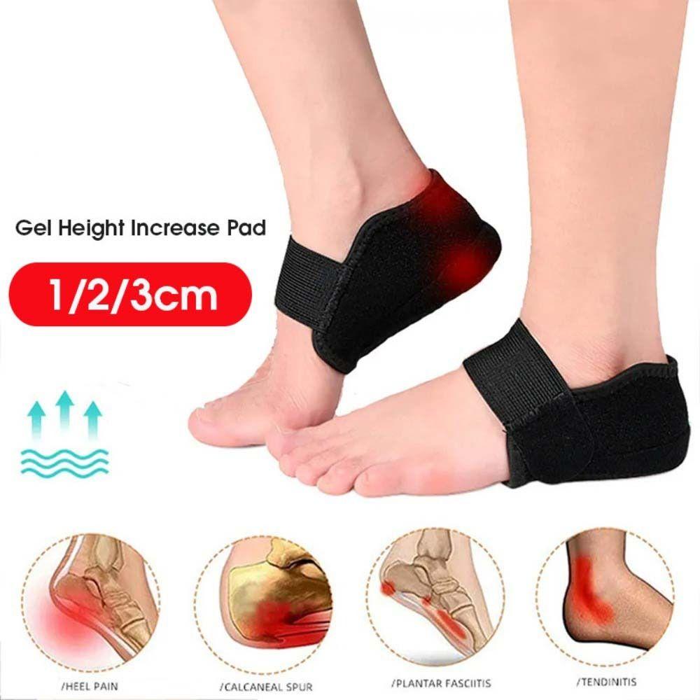 1 Pair Arch Support Height Increase Insoles Soft Shock Absorption Cushion  for Shoes