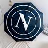 SSC Napoli Pattern, Automatic Folding Umbrella, Portable and Foldable Design, 8 Ribs, a Christmas or Birthday Gift.