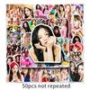 50 Red Velvet Graffiti Stickers: Korean Star Group DIY Journal & Luggage Decoration