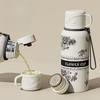 600/800ml Flower Stainless Steel Insulated Bottle 316 Large Capacity Water Bottle Outdoor Portable Sports Water Bottle