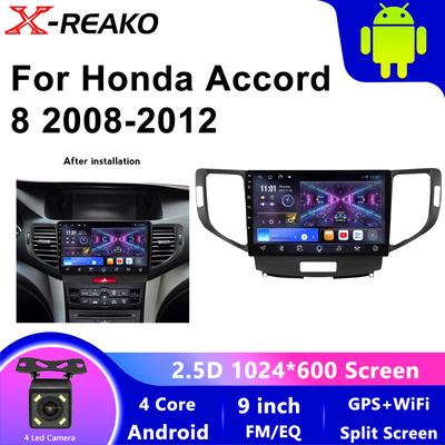 Für Honda Accord 8 2008 - 2012 Autoradio GPS Android Navigation Multimedia Auto 2DIN Autoradio