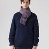 ABRAHAM MOON Merino Wool Muffler 25cm - Lavender