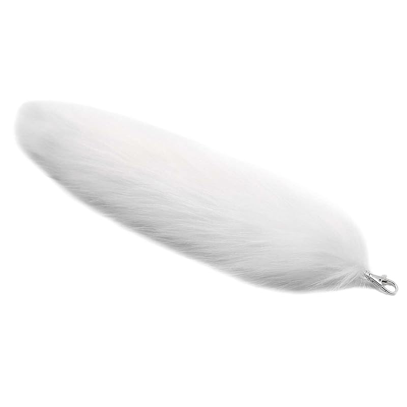 

[MARUHADO] animal fluffy tail gal Tail key ring fur cosplay fox butt charm fox tail white