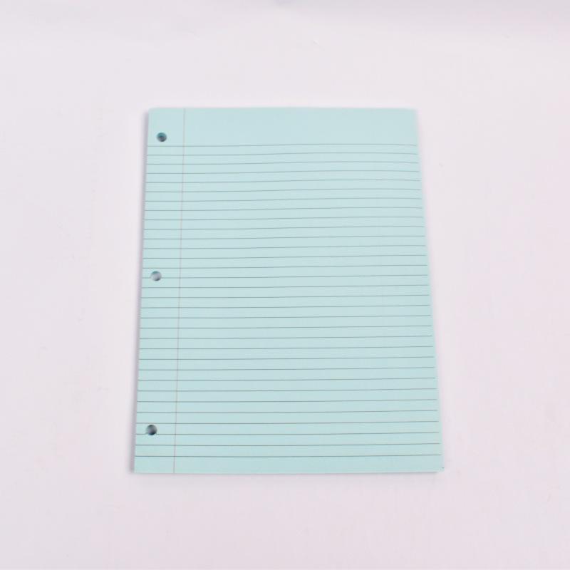 

American Three-Hole Colored Loose-Leaf Notebook with Lined Pages
