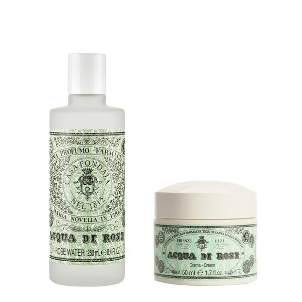 Santa Maria Novella Aqua Di Rose Rose Water + Aqua Di Rose Cream Single option