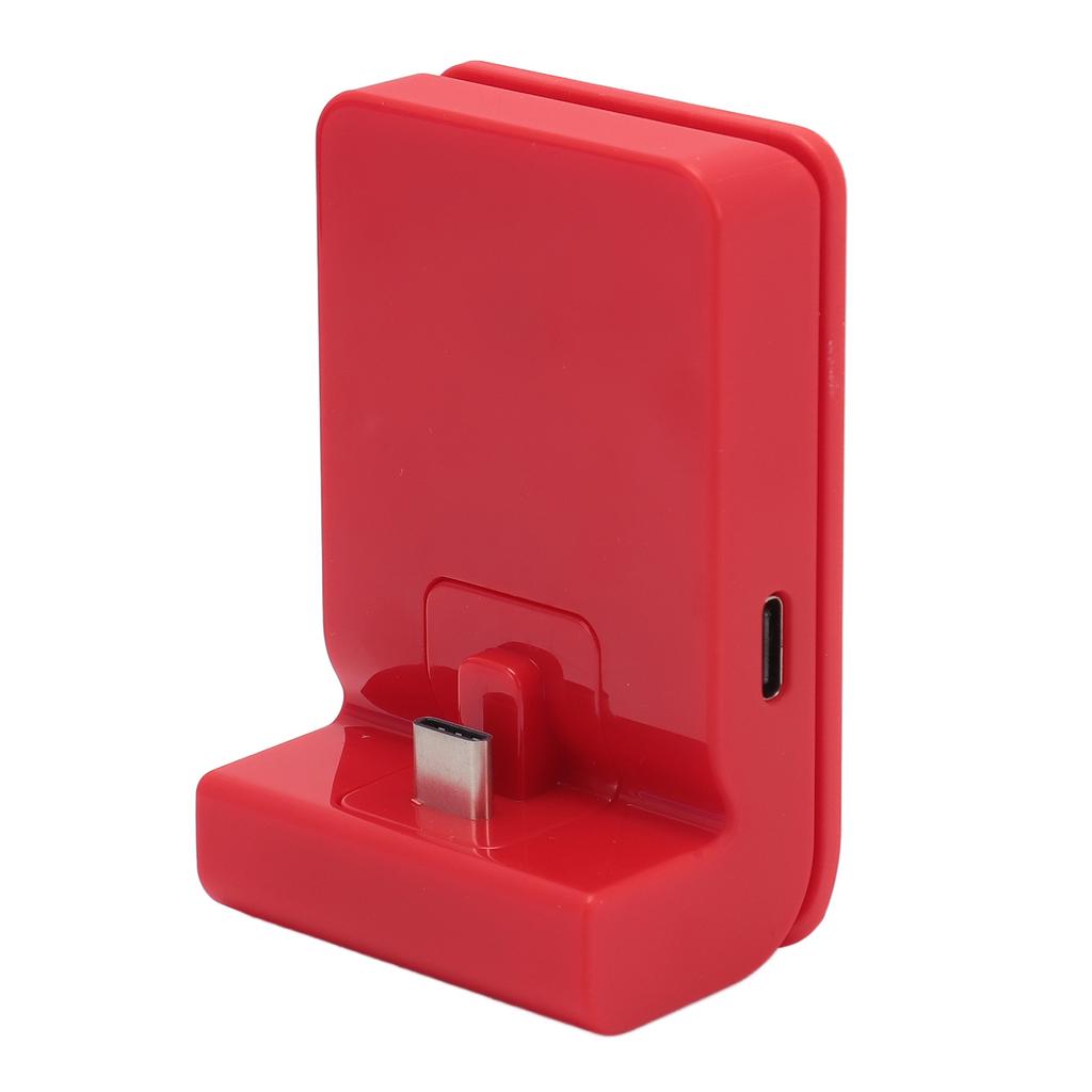 Portable Charging Dock for Switch Foldable Multi Angle Holder Game Console Play Stand Charging Station Red