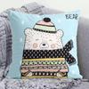 2Pcs 45x45cm Dacron Throw Pillow Case Soft Sofa Pillowcase Home Textile Pillow Shell  Cushions