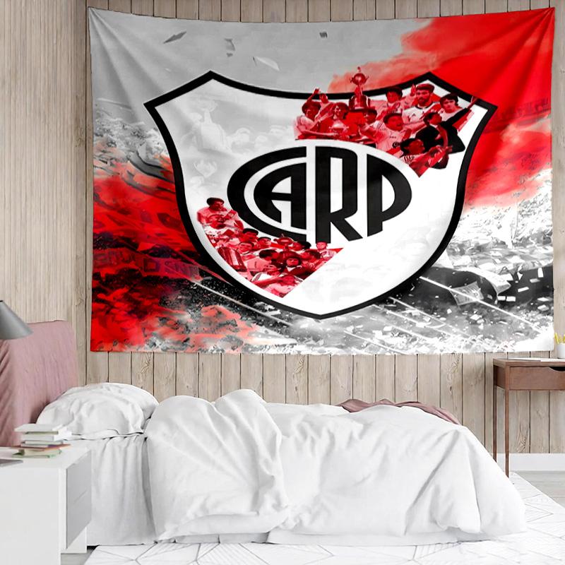 Club Atlético River Plate Tapestry for Bedroom Aesthetic Classroom Tapestries Wall Hanging for Living Room Dorm Office,Ideal Creative Gift