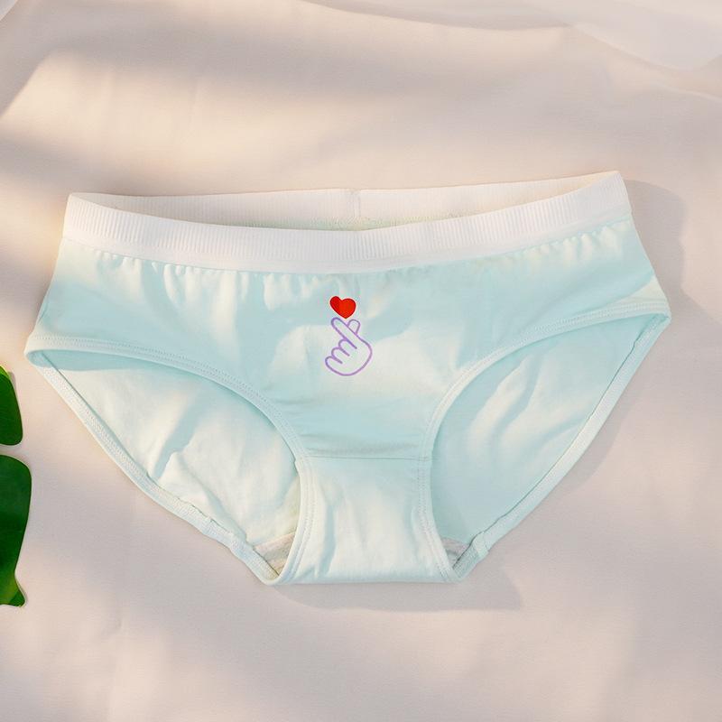 Dámské bavlněné spodní prádlo Slim Fit bavlněné trojúhelníkové spodní prádlo Jednoduché prodyšné spodní prádlo