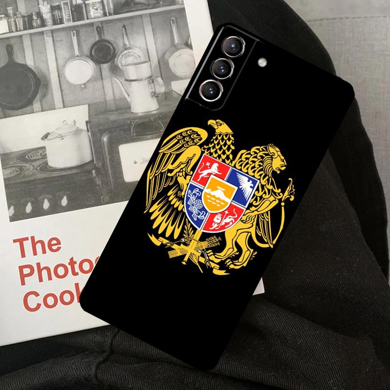 Armenien Wappen Flagge Handyhülle Für Samsung Galaxy S24 Ultra S22 S23 S20 S21 S24 FE S9 S10 Plus Note 10 20 Ultra