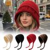 Ear Protection Knitted Beanie Hat Thickened Woolen Hat New Knitted Earmuff Hat  Women