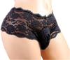 Men's Lace Boxer Briefs Sheer Floral Pattern Underwear Breathable Stretch Fabric Comfortable Fit for Performance and Daily Wear