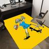 1PC cake strawberry Extra Large Non Slip Floor carpet, Office, family, bedroom Large Area Rug Indoor Rugs, Vibrant Colors