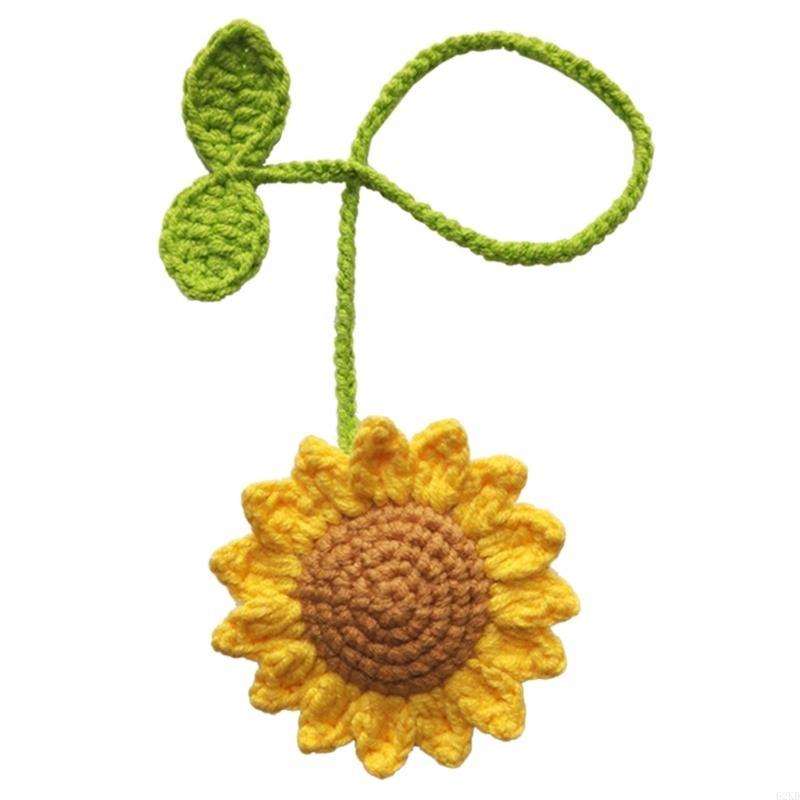 62KD Unique Handmade Hangings Decor Soft Woolen Pendant Perfect for Rearview Mirror