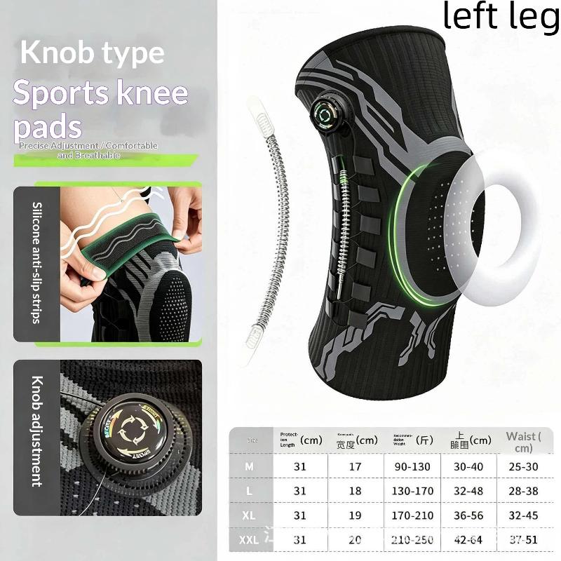 Smart Knob Knee Brace Lateral Stabilizer Patella Gel Pad Compression Support for Meniscus Tear Pain Relief