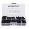 480Pcs Self Tapping Screw Pan Round Head Carbon Steel Fittings M3 Black Nickel Plating(Carbon Steel Black )