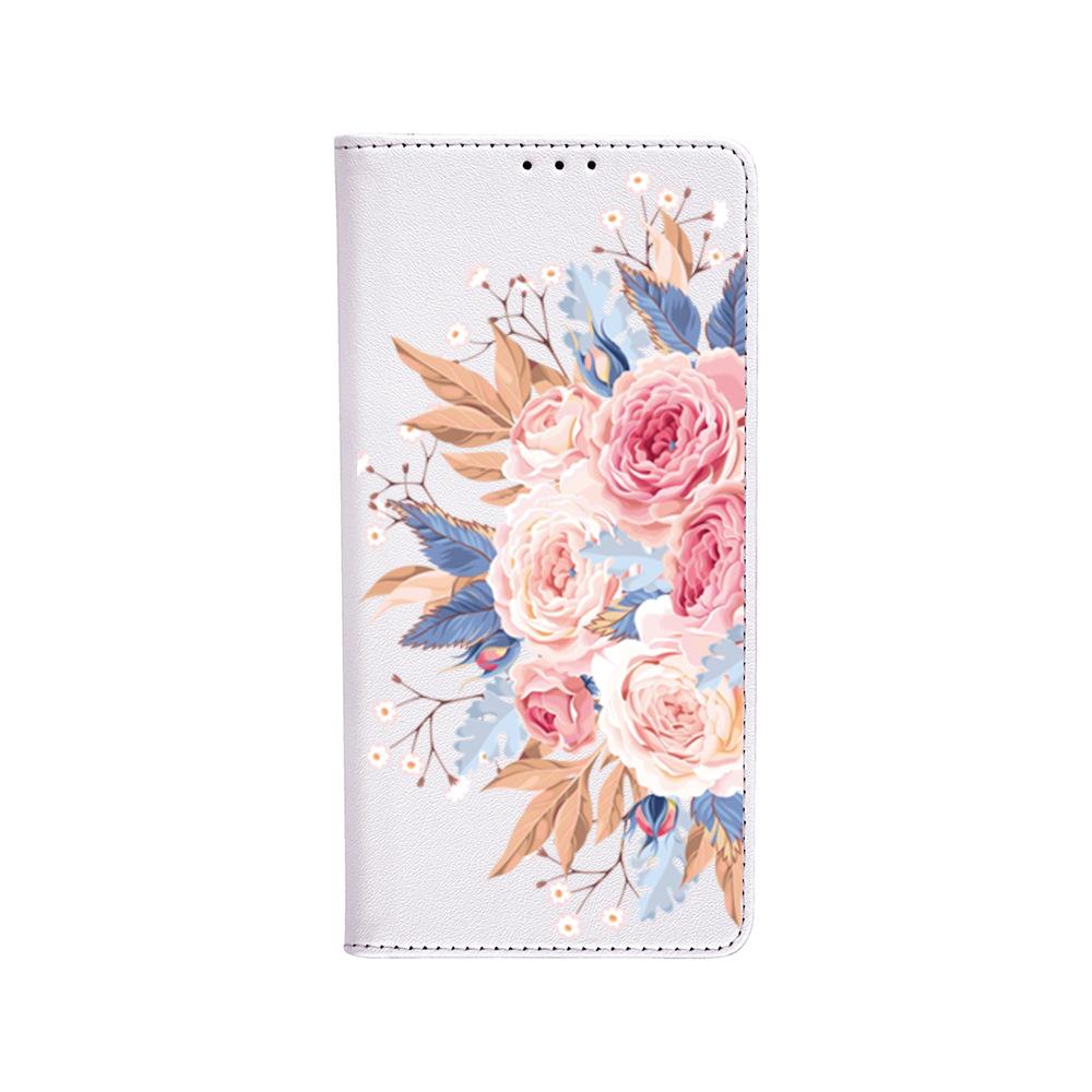 Itel City 100 Flip Phone Leather Case with Creative Floral Design