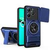 KEYSION Magnetic Phone Case for OPPO Realme C61 C63 Slide Camera Protection Upright Kickstand 360 Ring Shockproof Back Cover