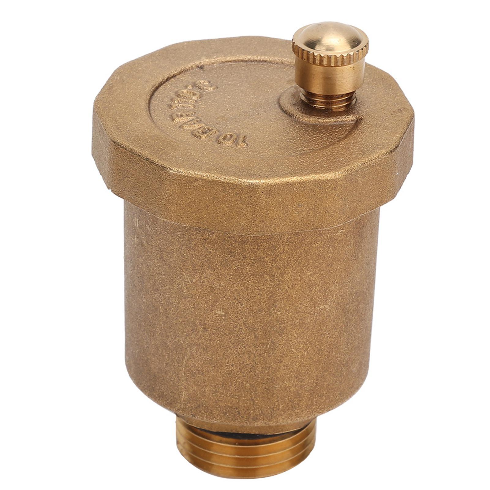

Brass Automatic One Way Air Vent Valve G1 2 Male Thread Air Vent Exhaust Valve